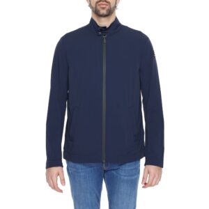 Blue Nylon Jackets & Coat