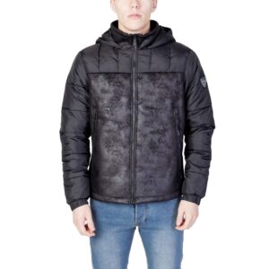 Black Polyester Jackets & Coat