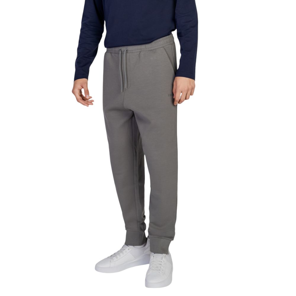 Hugo Boss - Gray Cotton Joggers Workout Pant