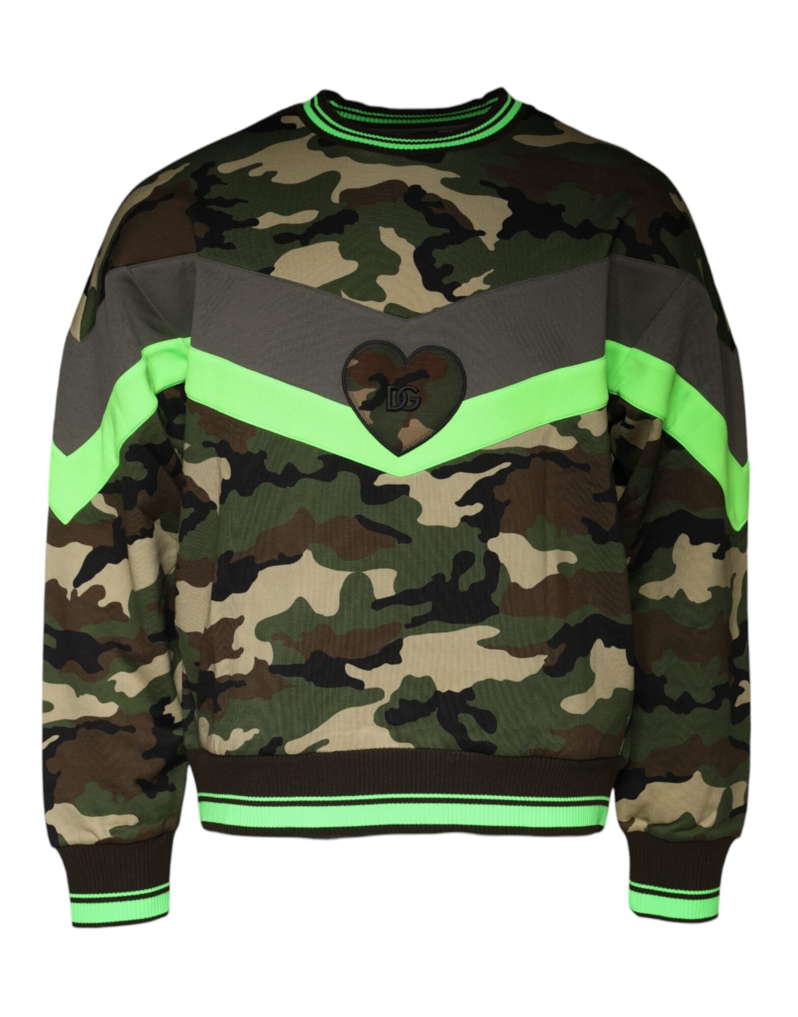 Dolce & Gabbana - Multicolor Camouflage Sweatshirt Sweater