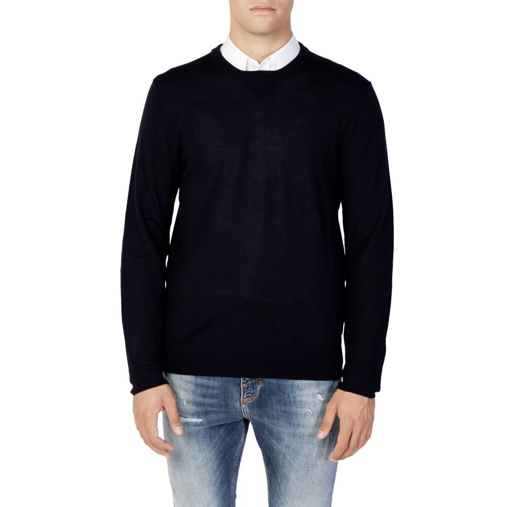 Armani Exchange - Blue Wool Sportswear