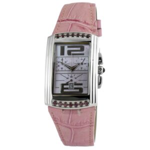 Multicolor Leather Dress Watch