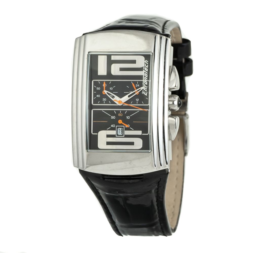 Chronotech - Black Leather Watch