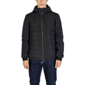 Black Recycled Polyester Jackets & Coat