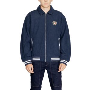 Blue Recycled Polyester Jackets & Coat