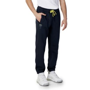 Blue Cotton Joggers Workout Pant