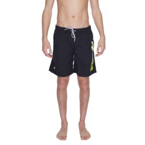 Black Polyamide Swim Short