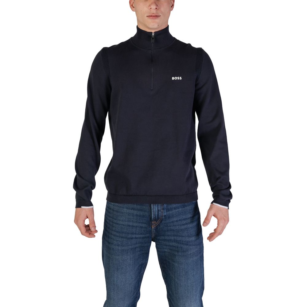 Hugo Boss - Blue Cotton Cardigan