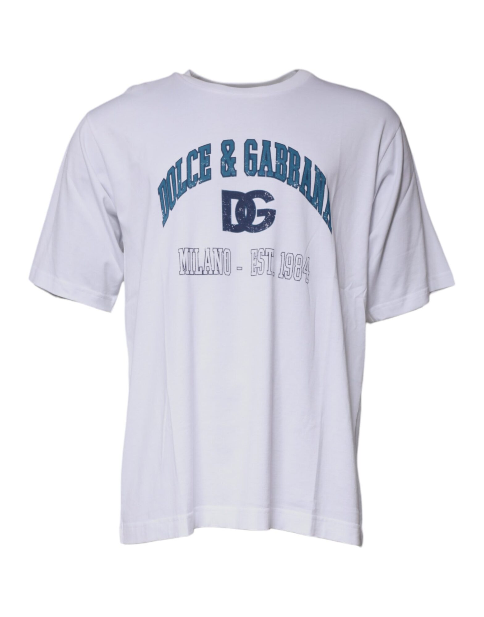 Dolce & Gabbana - White DG Milano Cotton Crew Neck T-shirt