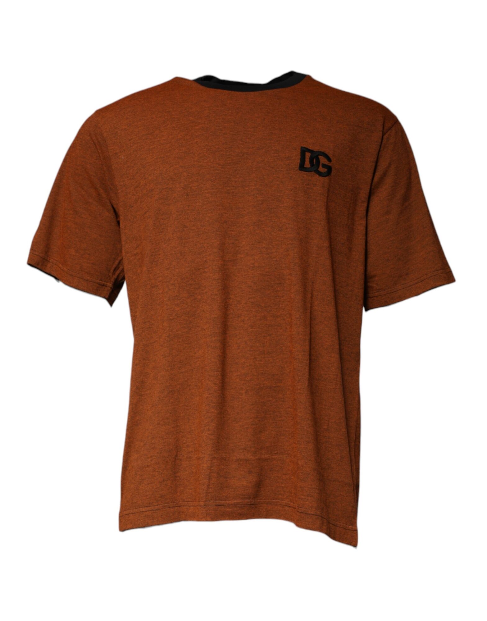 Dolce & Gabbana - Brown DG Logo Cotton Crew Neck T-shirt
