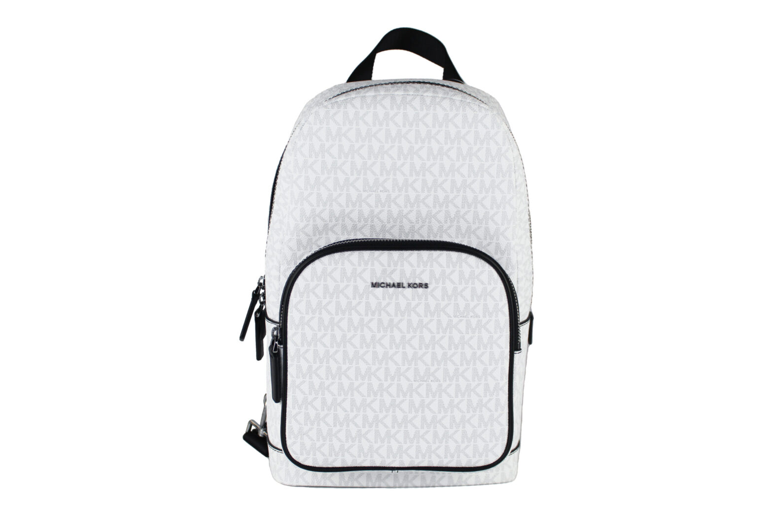Michael Kors - Cooper Medium White Signature PVC Sling Backpack