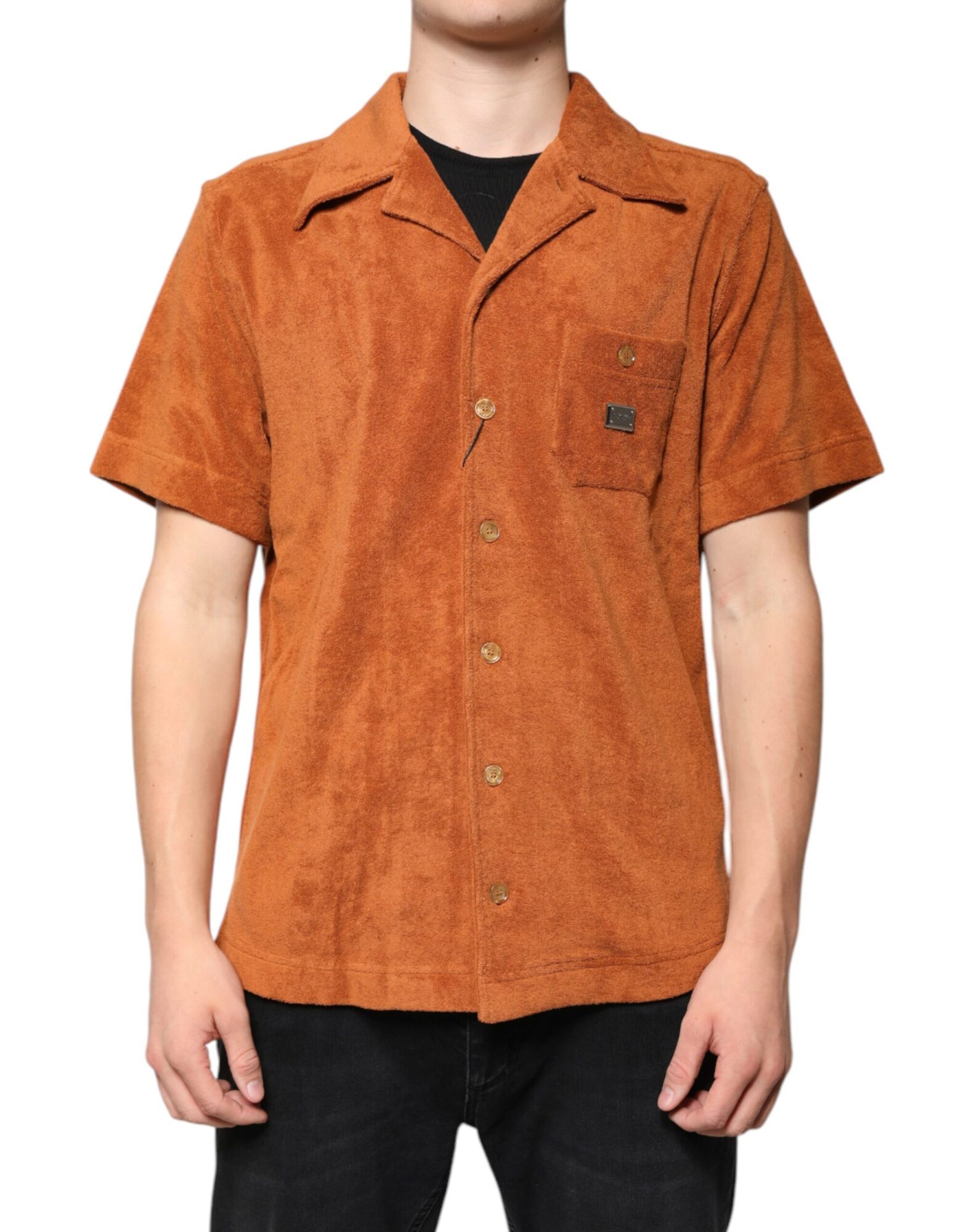 Dolce & Gabbana - Hazel Cotton Velvet Button Down Collared Shirt