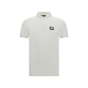 White Cotton Polo Shirt