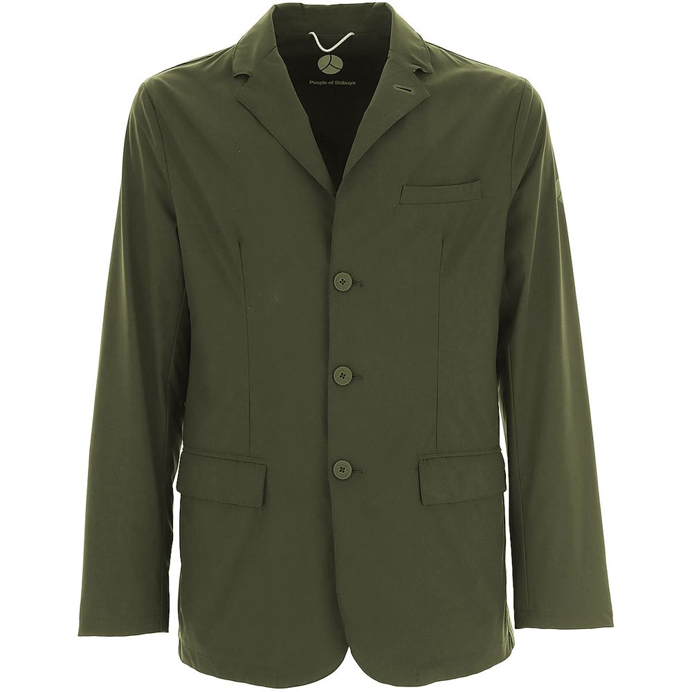 People Of Shibuya - Green Polyester Blazer