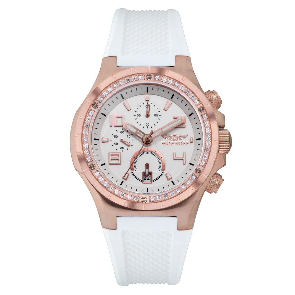 Bobroff - White Rubber Watch