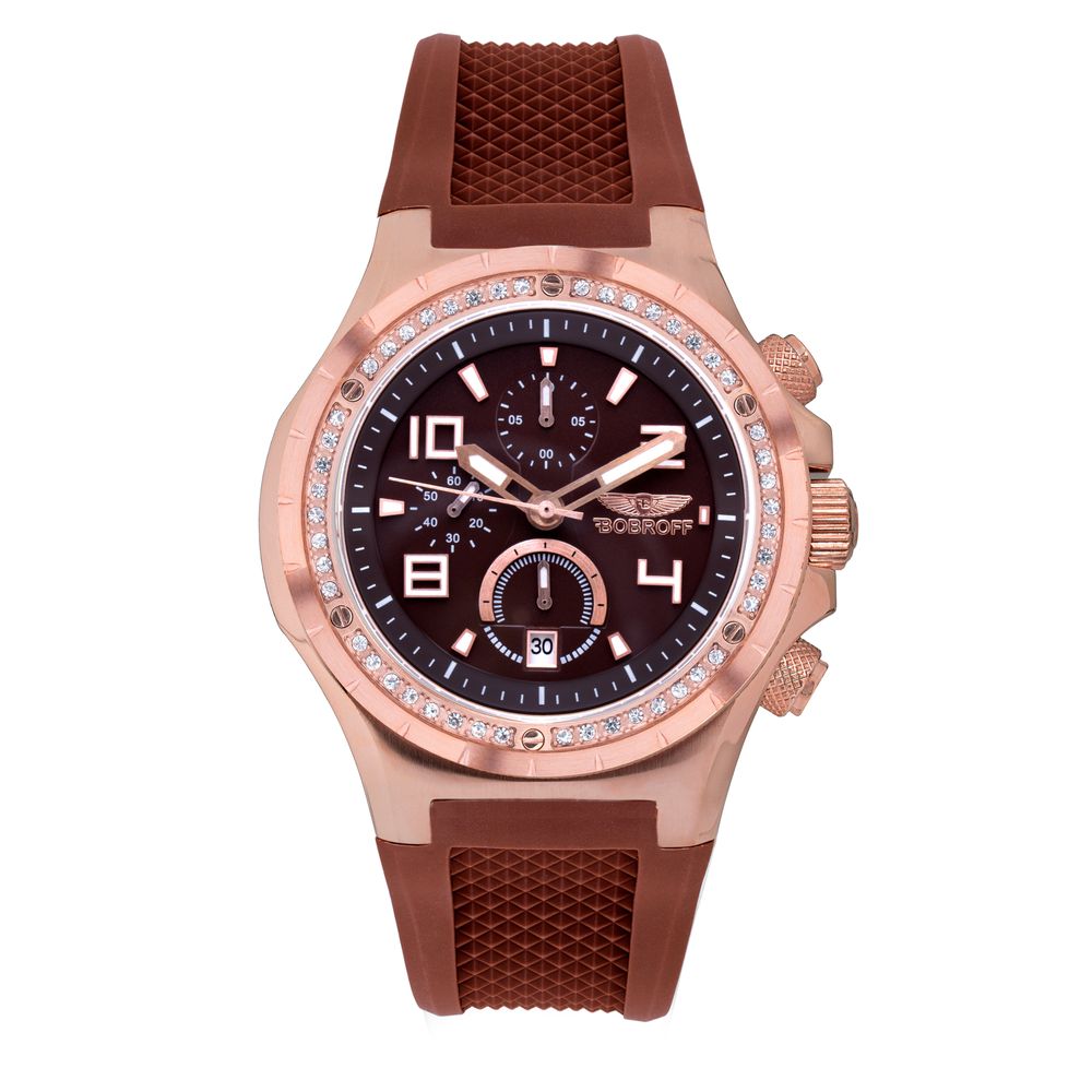 Bobroff - Brown Rubber Watch