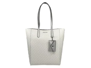 Vincent With Card Case Large Tote Purse Bag Silver