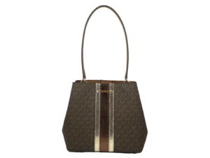 Medium Pratt Bucket Shoulder Bag Purse Brown