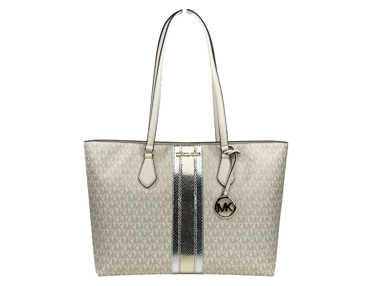 Michael Kors - Sheila Large Tote Purse Bag Pale Gold