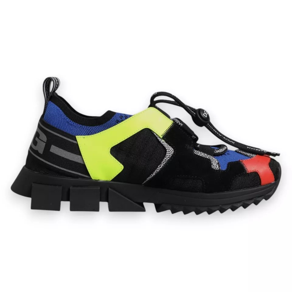 Dolce & Gabbana - Multicolor Mesh Sorrento Trekking Sneakers Shoes