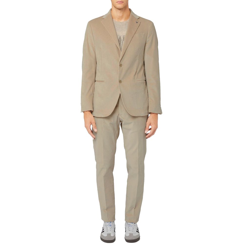 AT.P.CO - Beige Cotton Suit