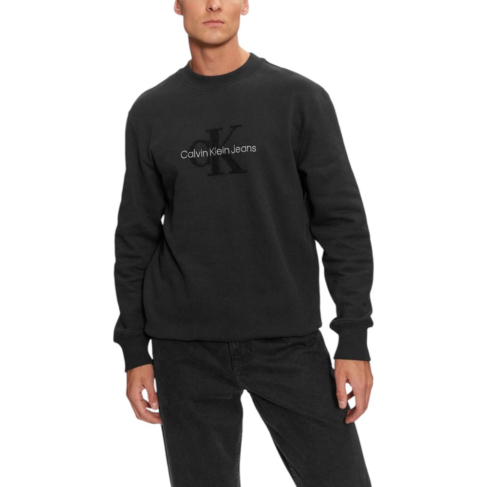 Calvin Klein Jeans - Black Cotton Sweatshirt
