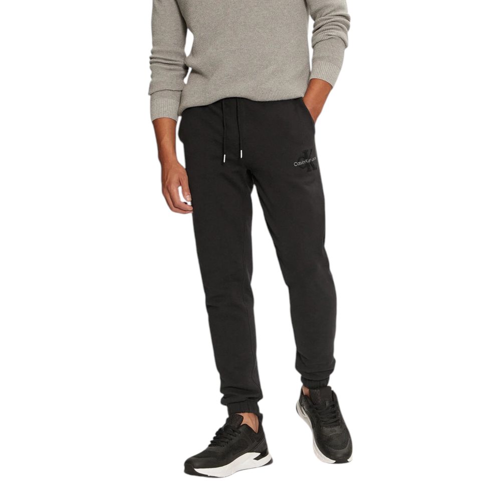 Calvin Klein Jeans - Black Organic Cotton Joggers Workout Pant