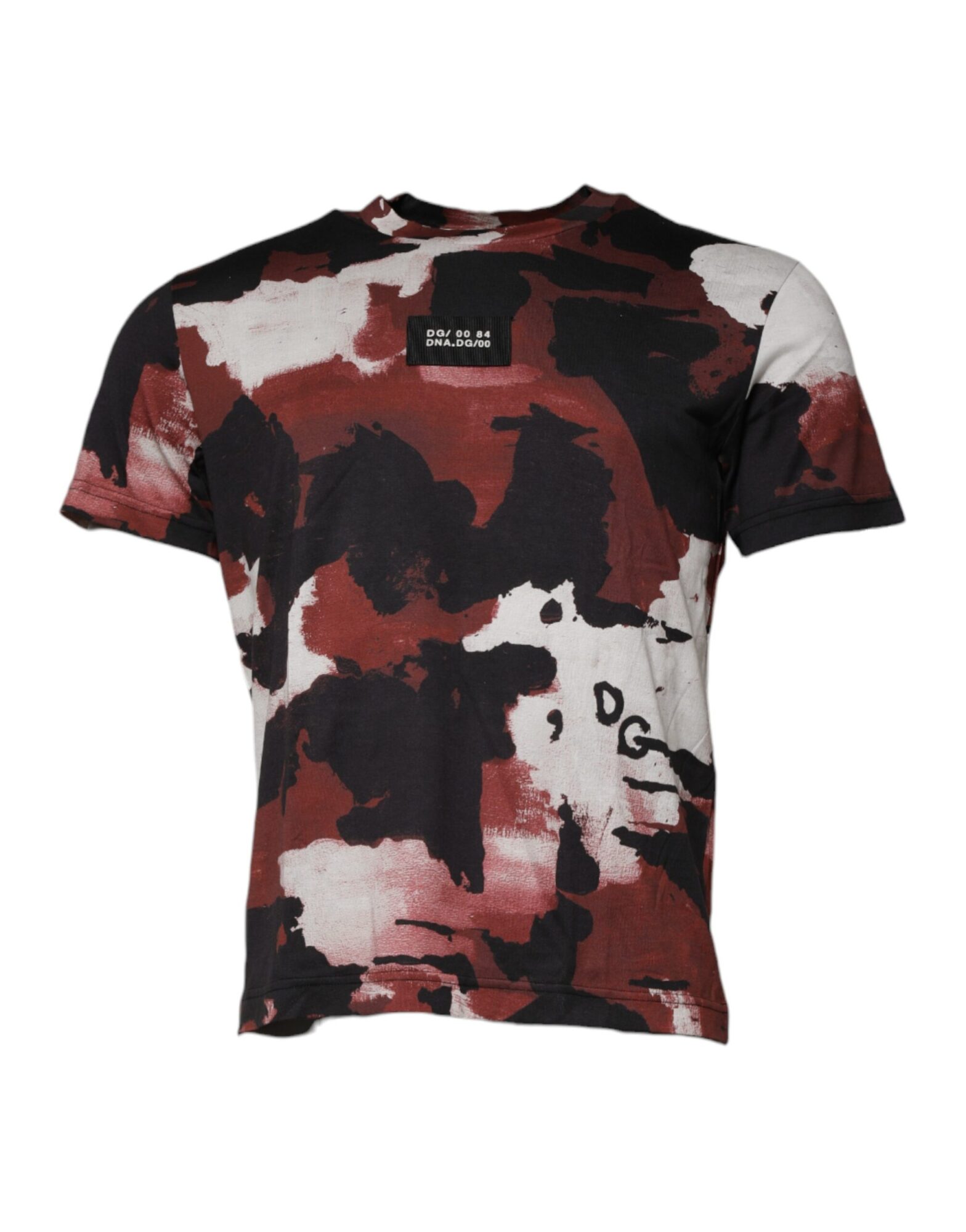 Dolce & Gabbana - Multicolor Camouflage Crew Neck T-shirt