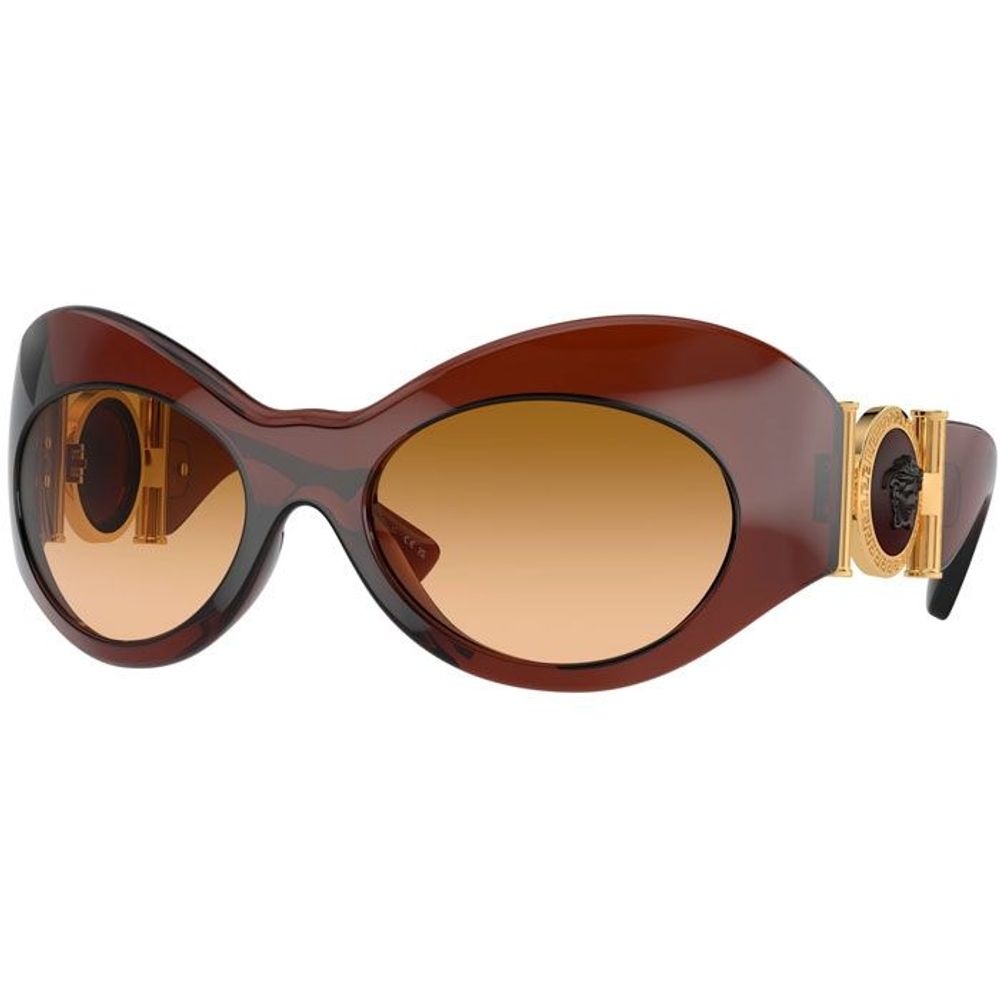 Versace - Brown Acetate Sunglasses