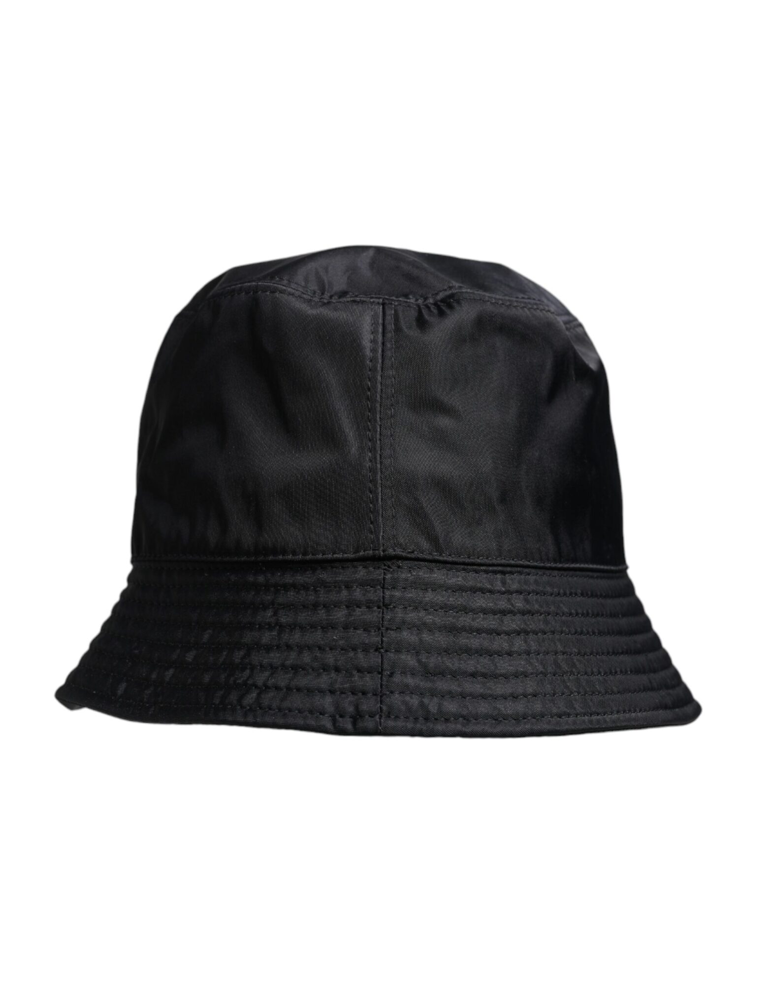 Dolce & Gabbana - Black Cotton Wide Brim Bucket Hat