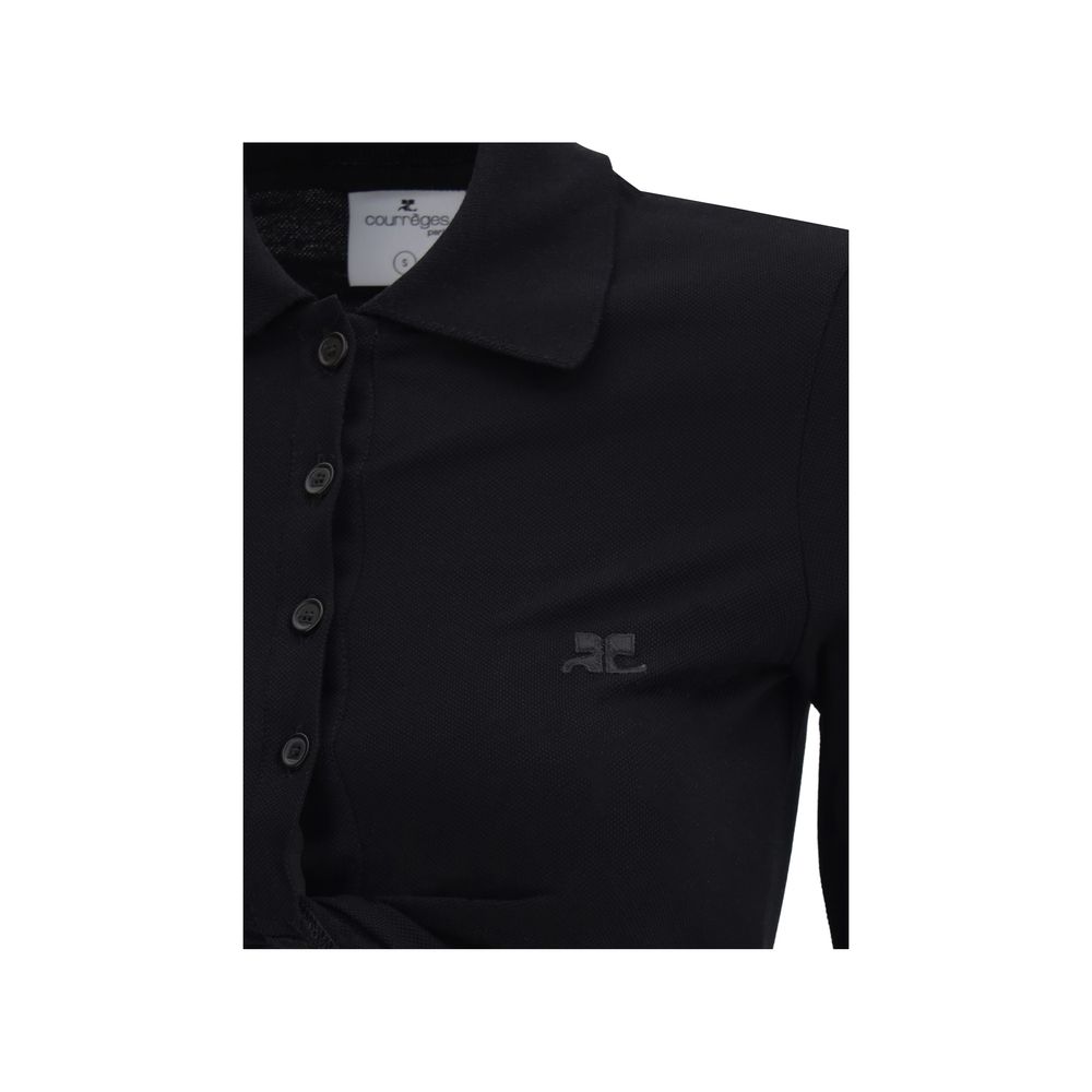 CourrÃ¨ges - CourrÃ¨ges Polo with twisted detail