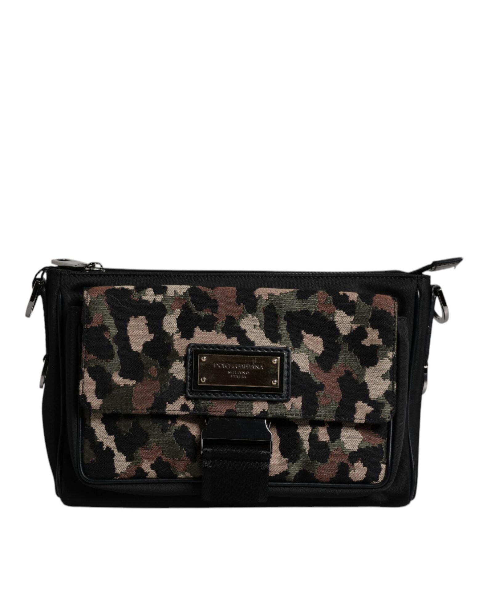 Dolce & Gabbana - Multicolor Leopard Jacquard Crossbody Bag