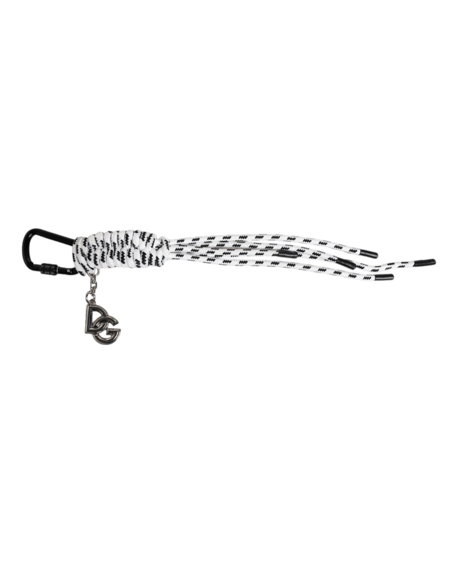 Dolce & Gabbana - Multicolor Tape String DG Logo Keychain Polyester Keyring