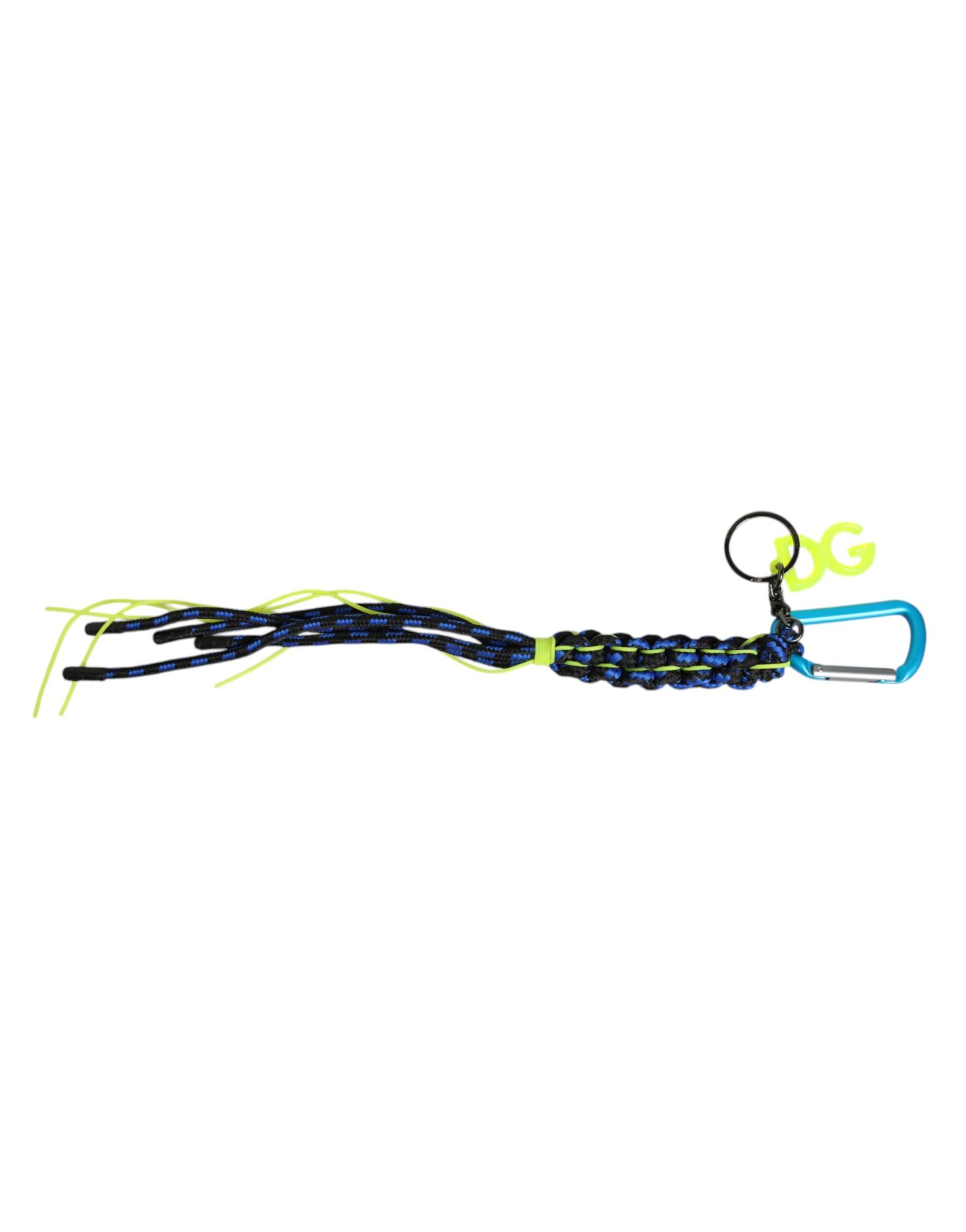 Dolce & Gabbana - Multicolor Tape String DG Logo Keychain Polyester Keyring