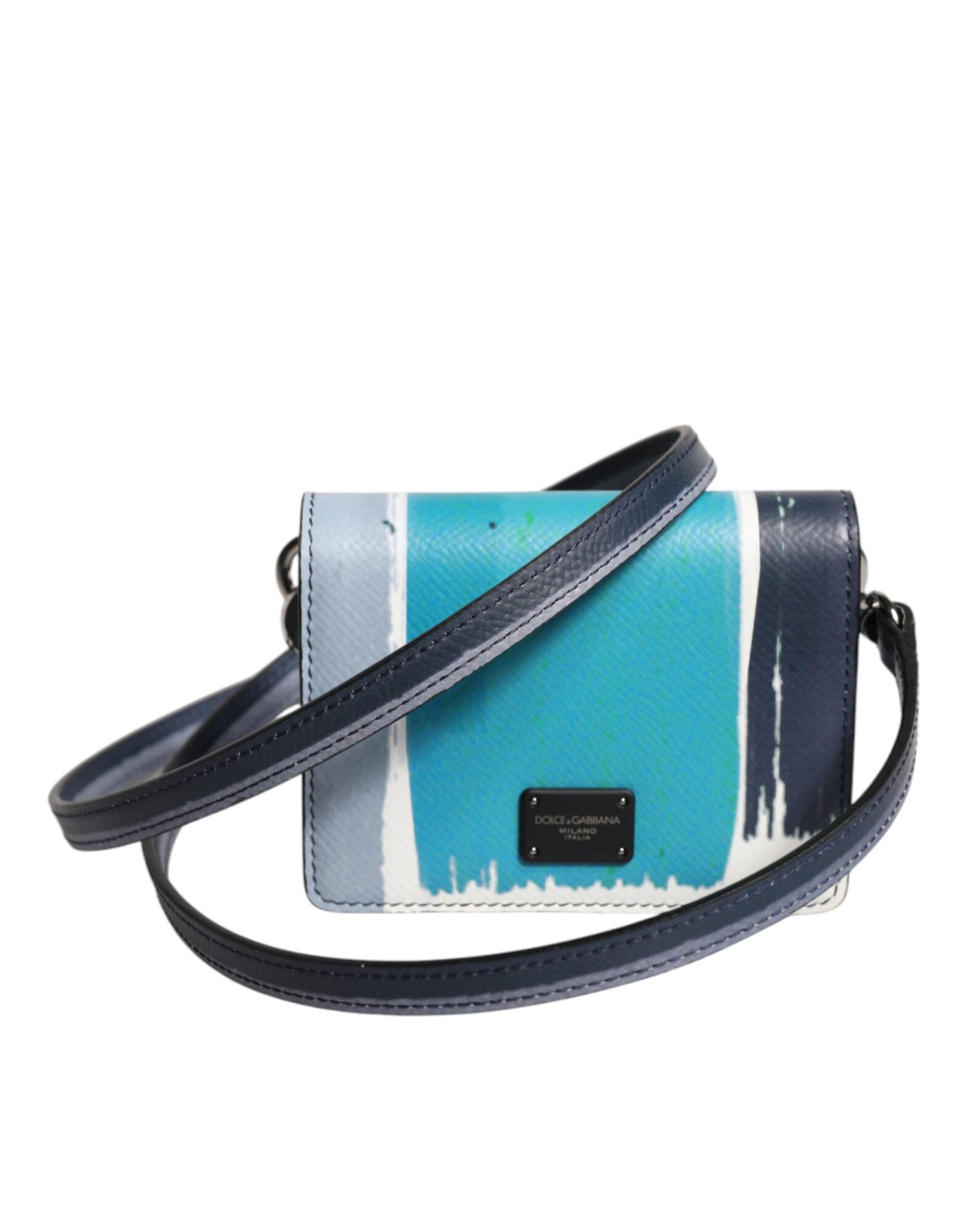 Dolce & Gabbana - Multicolor Leather DG Logo Bifold Card Holder Wallet