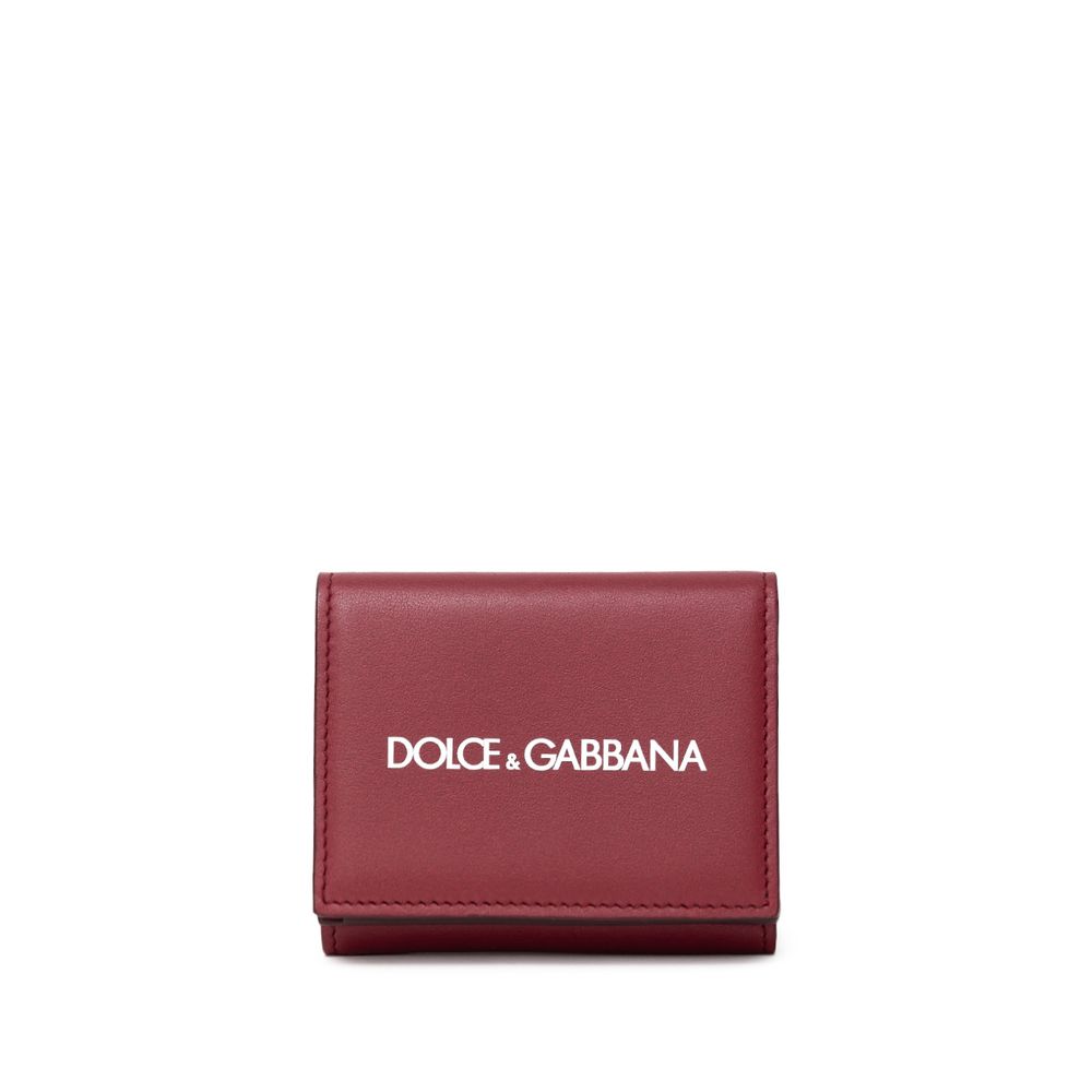 Dolce & Gabbana - Red Calfskin Wallet