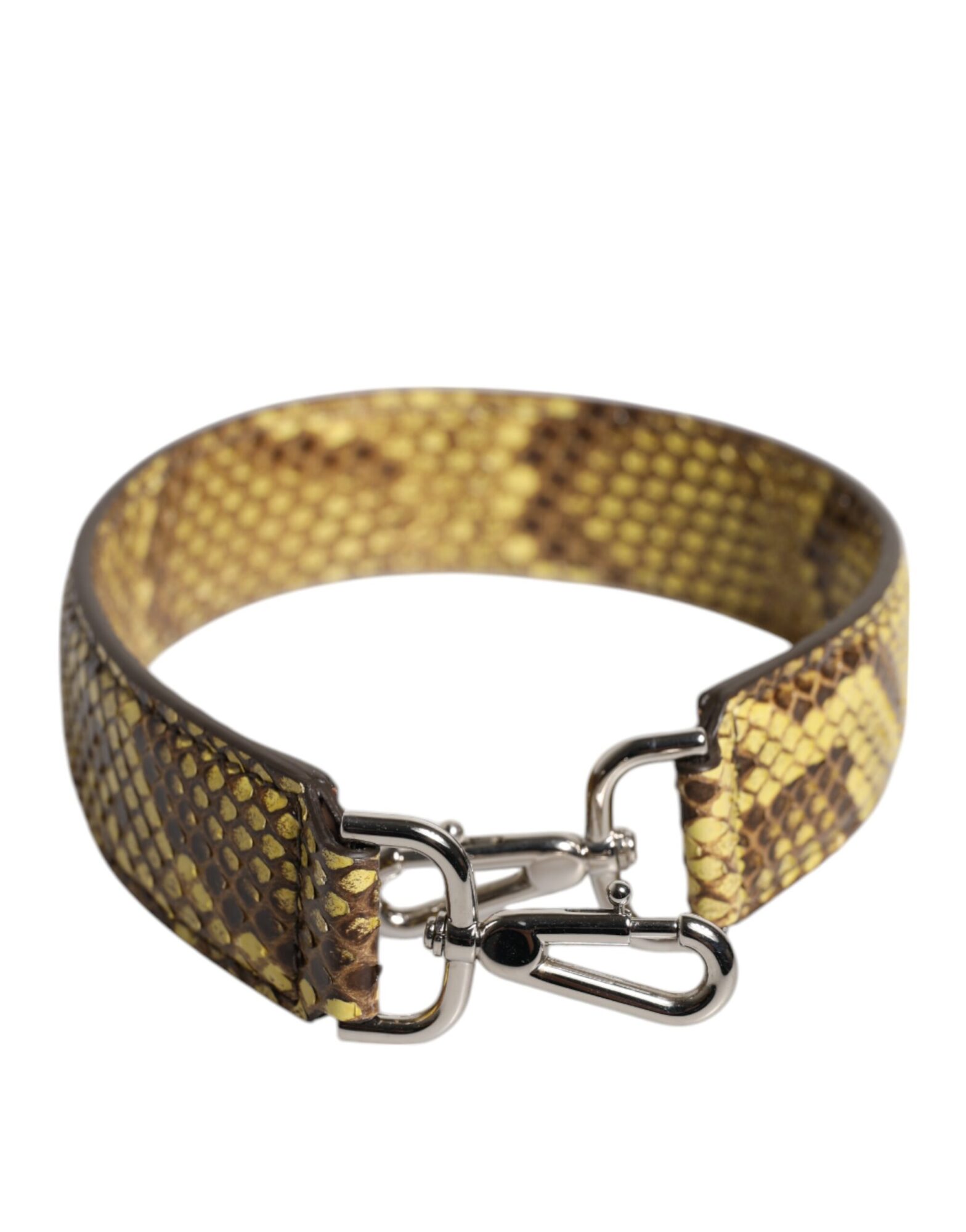 Dolce & Gabbana - Yellow Exotic Leather Bag Shoulder Strap