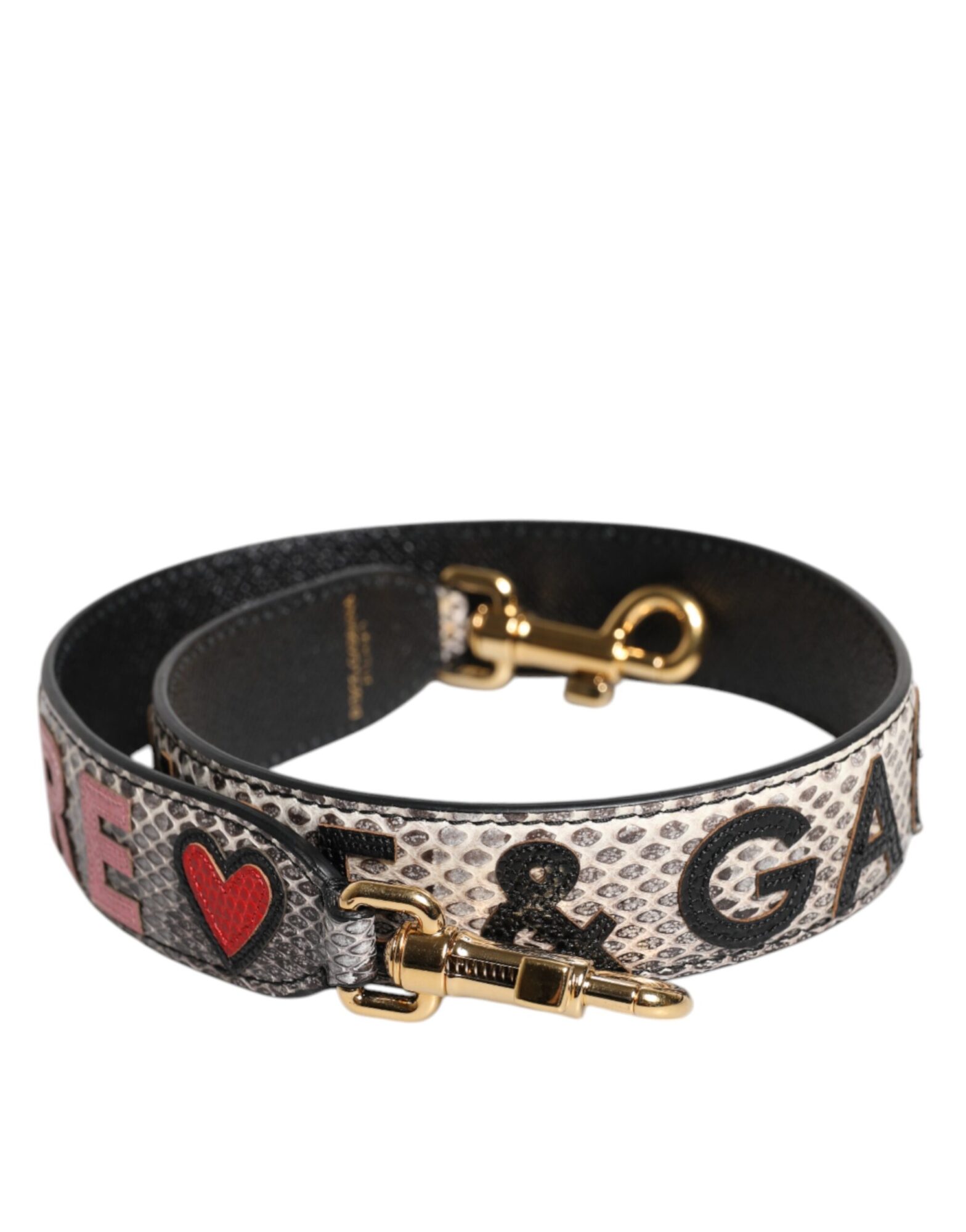 Dolce & Gabbana - Multicolor DG AMORE Patch Bag Shoulder Strap
