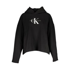 Black Cotton Women's Hoodie