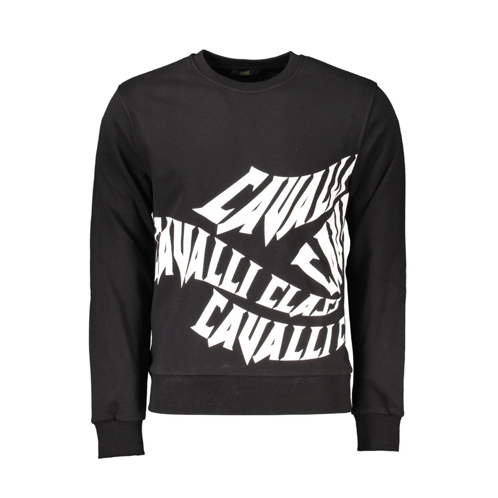Cavalli Class - Black Cotton Men Sweater