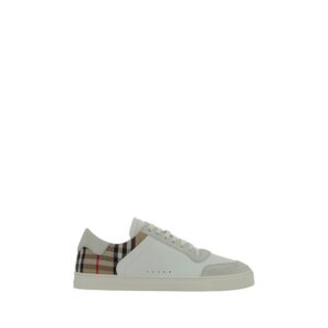 White Rubber Low Top Sneakers