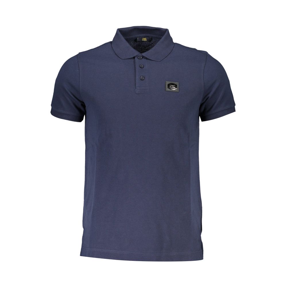 Cavalli Class - Blue Cotton Men Polo Shirt