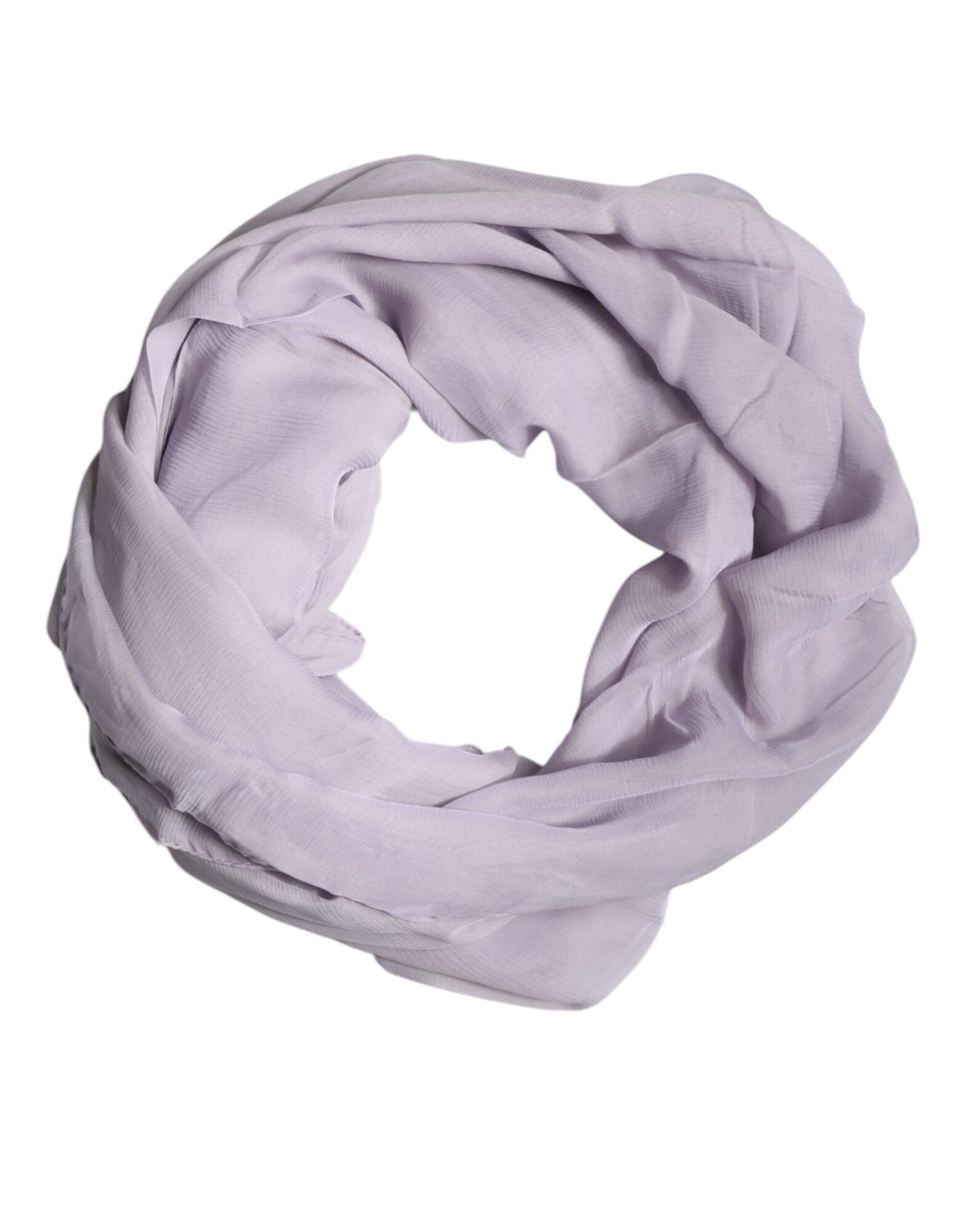 Dolce & Gabbana - Purple Silk Rectangle Wrap Shawl Scarf