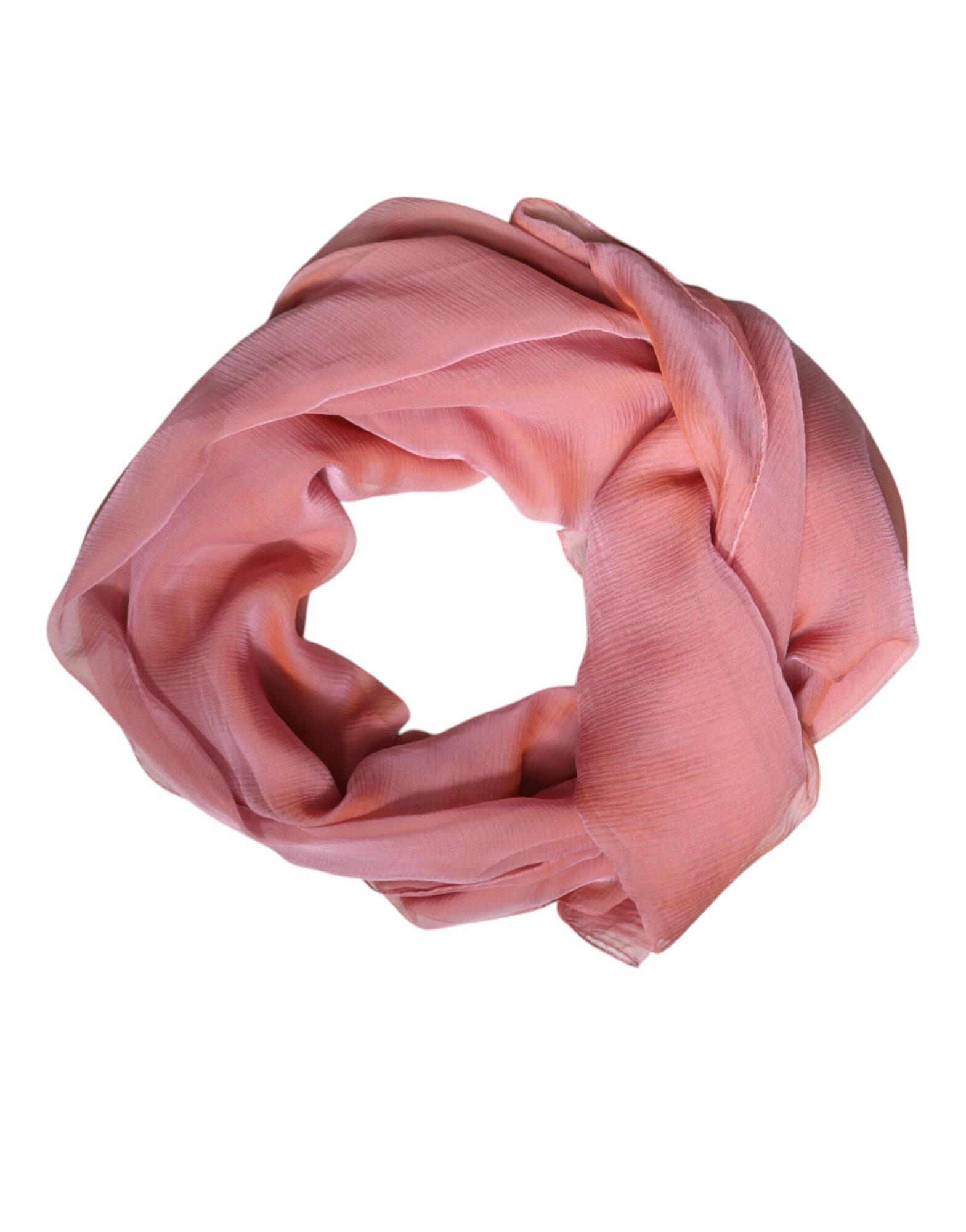 Dolce & Gabbana - Pink Silk Rectangle Women Wrap Shawl Scarf