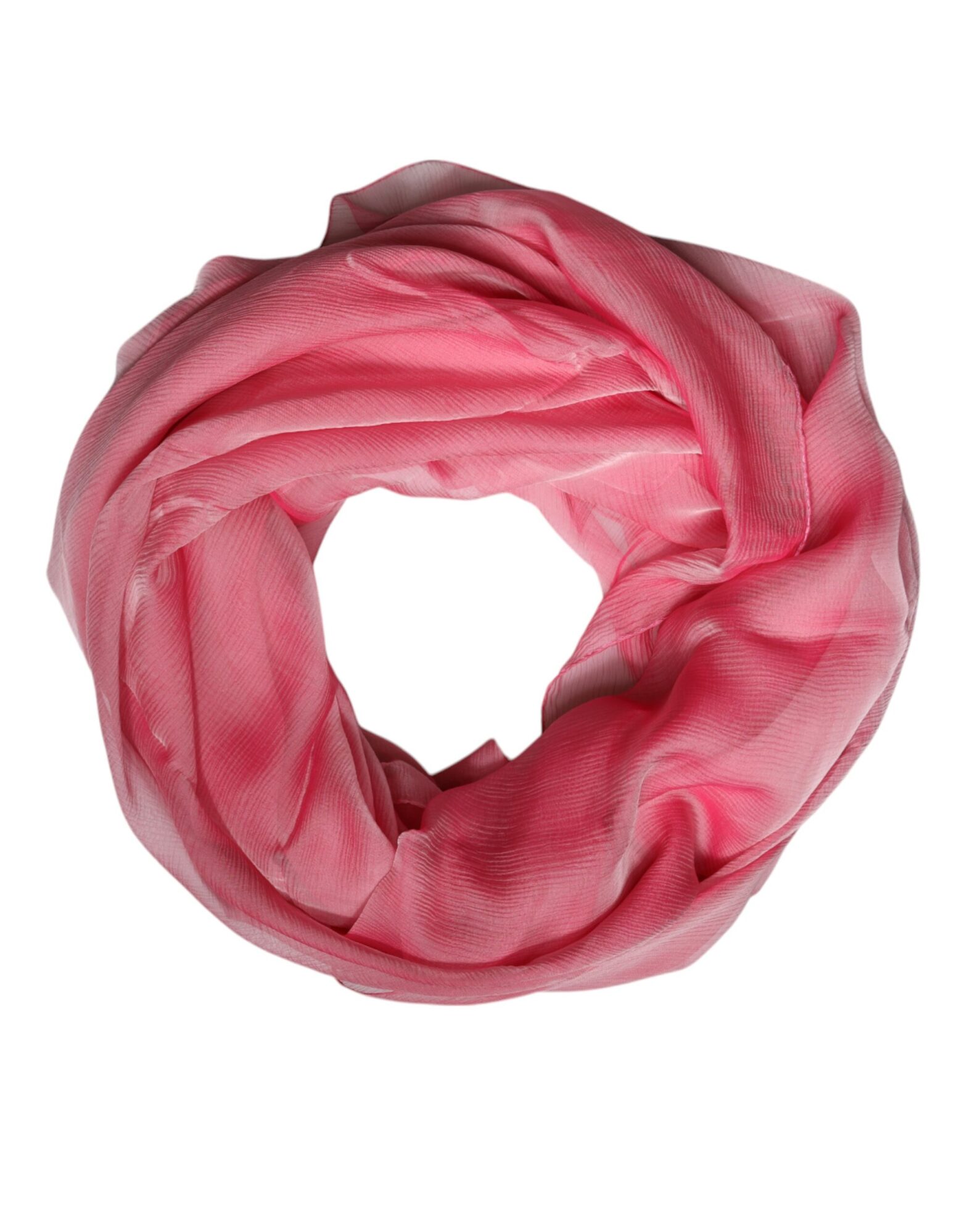 Dolce & Gabbana - Pink Silk Rectangle Women Wrap Shawl Scarf