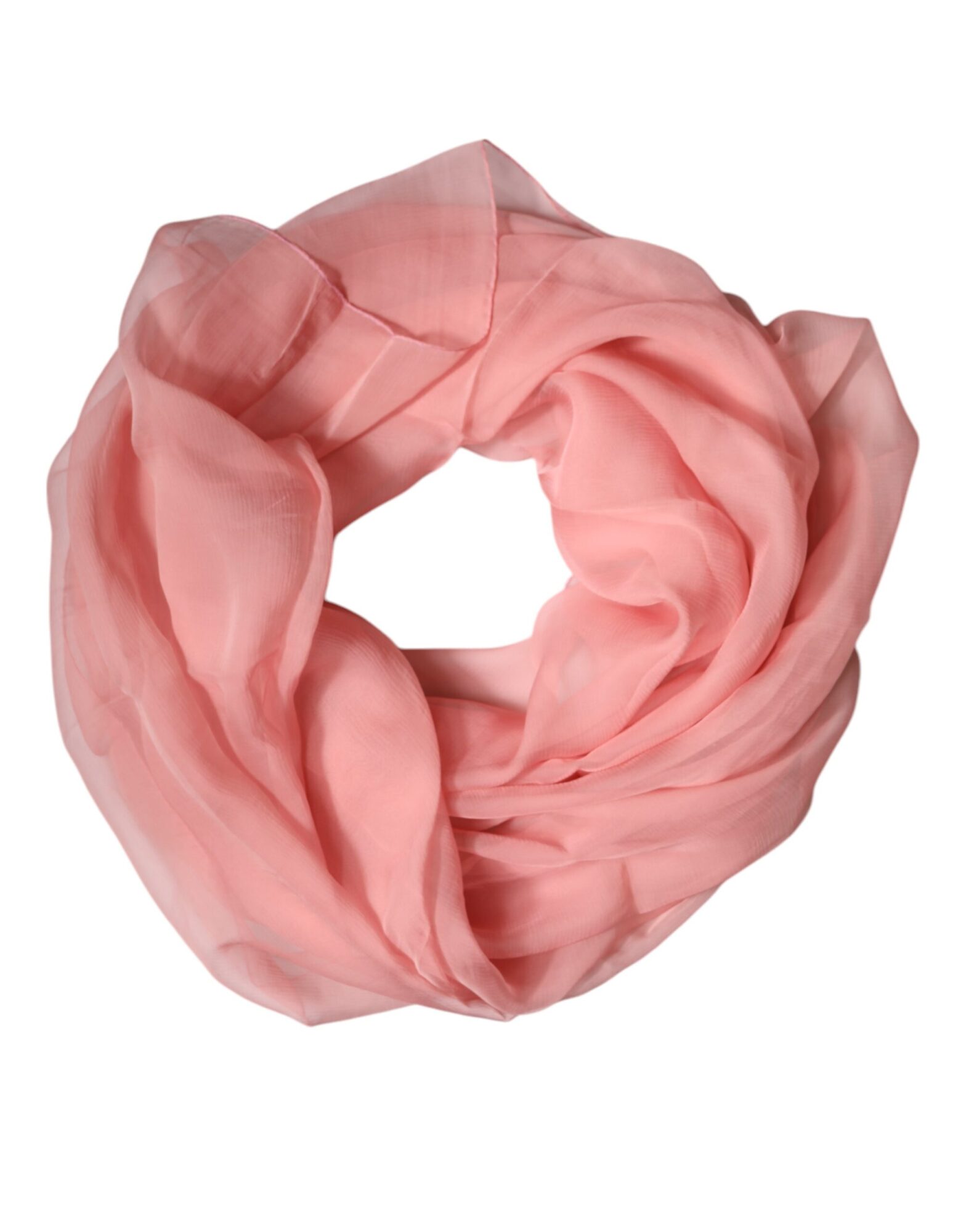 Dolce & Gabbana - Pink Silk Rectangle Women Wrap Shawl Scarf