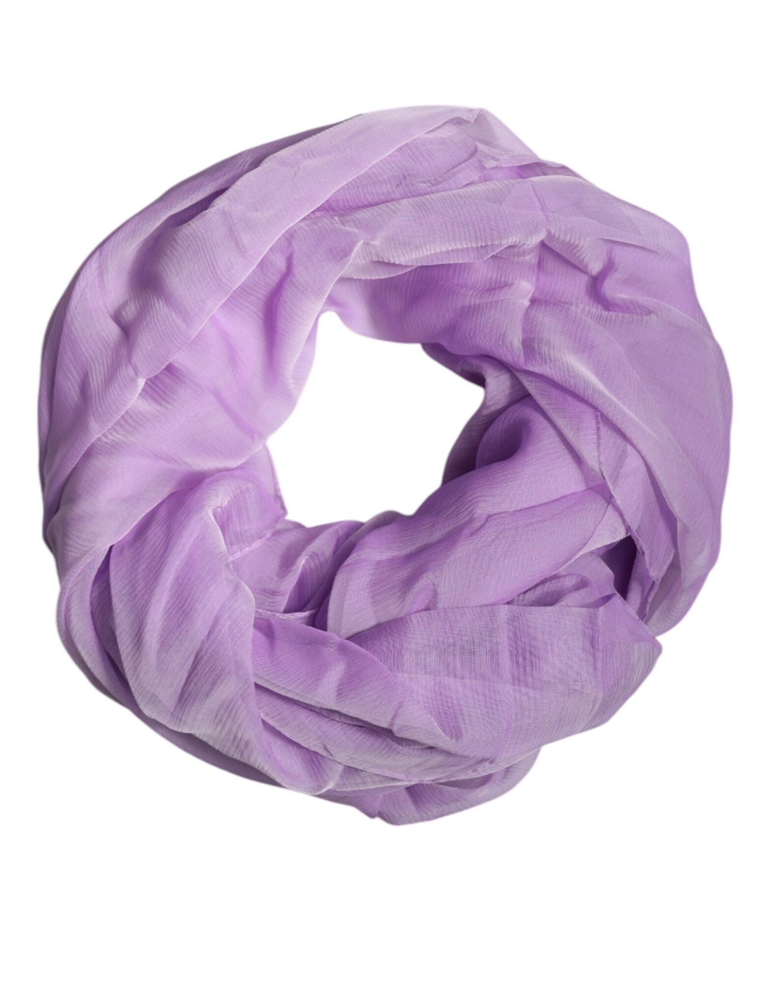 Dolce & Gabbana - Purple Silk Rectangle Wrap Shawl Scarf