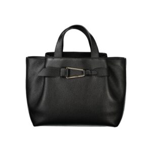Black Leather Women Handbag