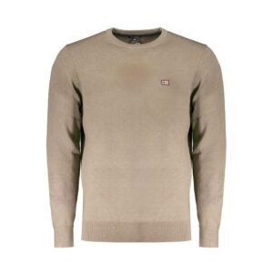 Brown Wool Men Sweater