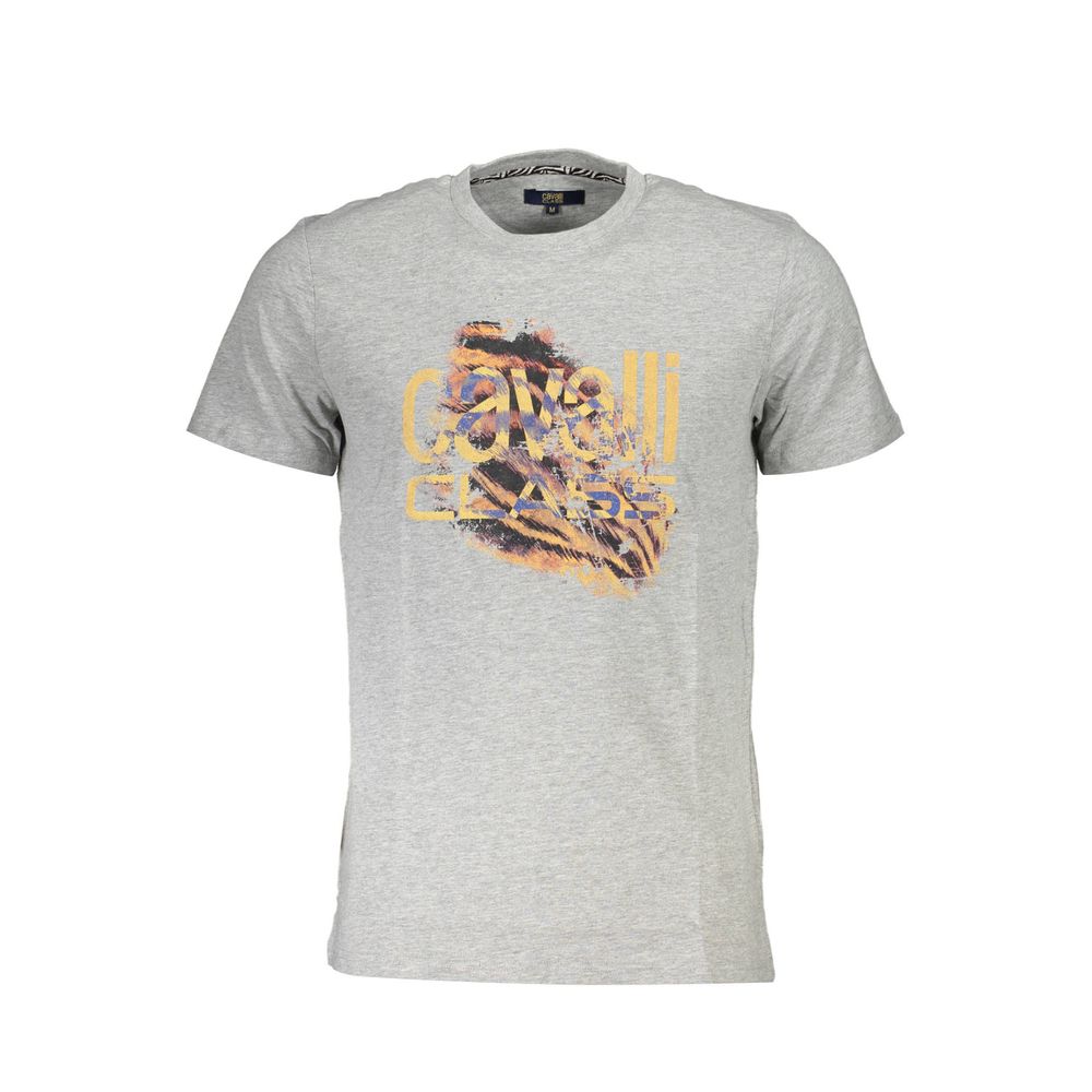Cavalli Class - Brown Cotton Men T-Shirt